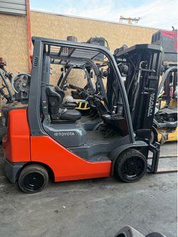 Toyota forklift 8fgcu25 quad mast