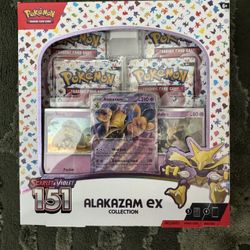 Pokemon 151 Alakazam Collection Box