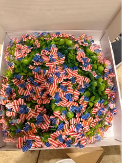 16inch Patriotic Wreath, 4th of July