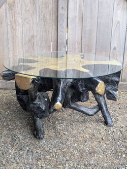 Live edge coffee table