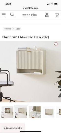West Elm Quinn Wall Mounted Desk