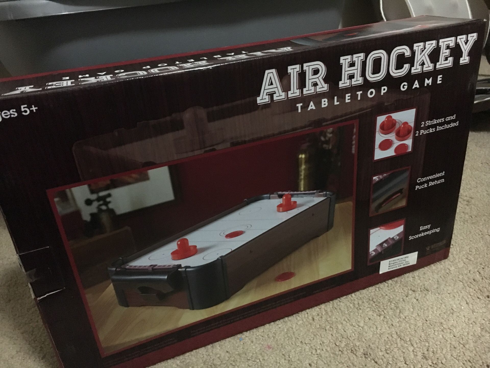 Air hockey game