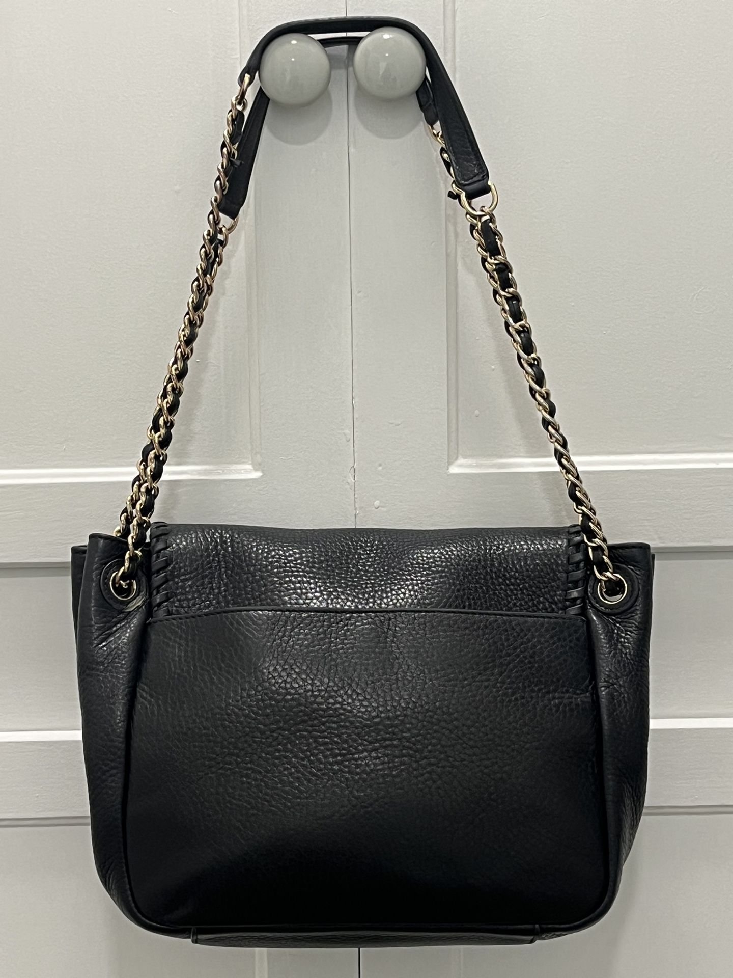 Tory Burch “MARION” Leather Flap Shoulder Bag (USED)