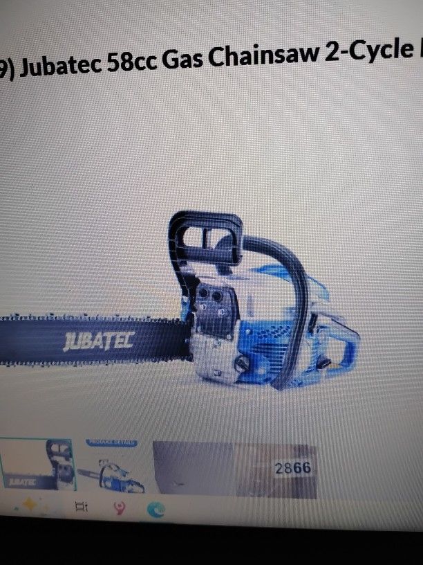 Jubatec 58cc Gas Chainsaw Two-cycle Engine Gas Powered 20 Inch