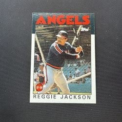 1986 Topps #700 Reggie Jackson California Angels Baseball Card HOF