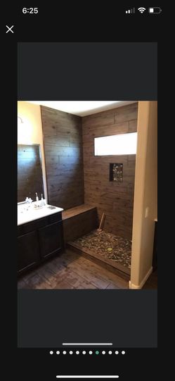Desing Tile Floor Backsplash Fireplace Demolition
