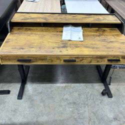 FEZIBO Electric Standing Desk, 48 x 24 Inches Height Adjustable Table, Ergonomic Home Office （small damage)