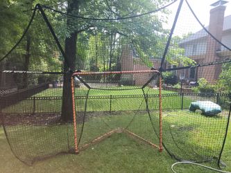 Smart Backstop + 6x6 Lacrosse Goal – Complete Setup