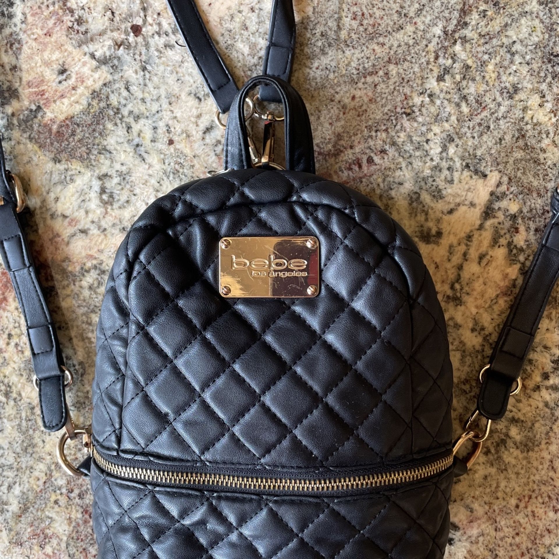 Bebe Black small backpack 🎒 purse