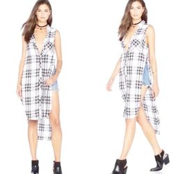 NWOT Rails Plaid Tunic Top Size L