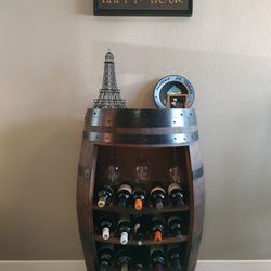  Authentic Hand Crafted Spanish Wine Barrel Wine Rack