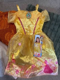 BELLE COSTUME DRESS NEW FROM BEAUTY AND THE BEAST
