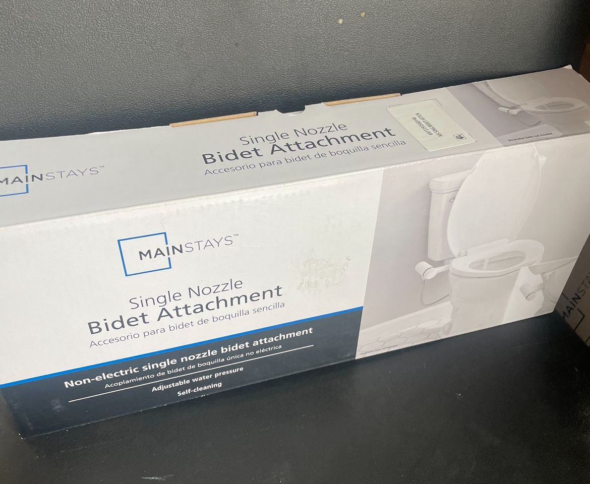 Single Nozzle Bidet Attachment