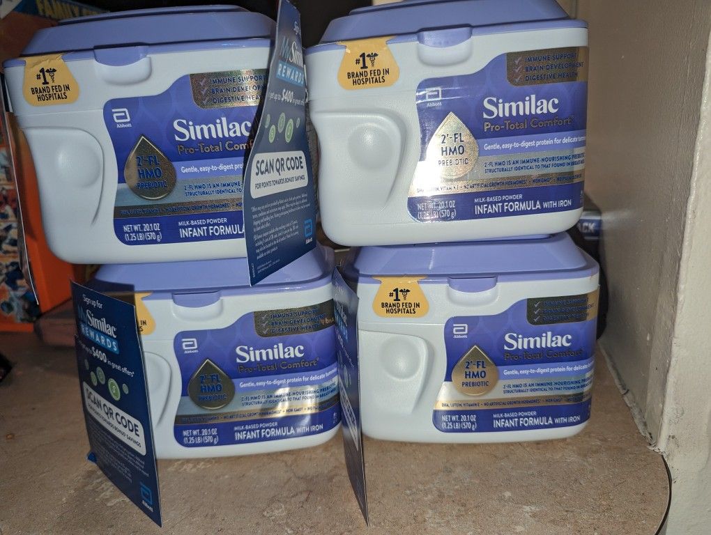 4 Cans Of Formula $85