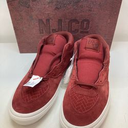 Vans Unisex Skate Half Cab Mid-Top Sneakers Red VN0A5FCD6BF