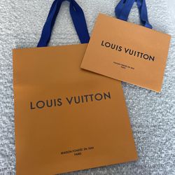 2 AUTHENTIC LOUIS VUITTON Shopping Bags