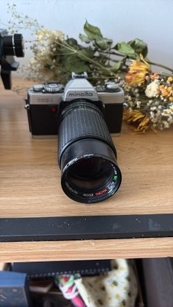 Minolta XG 7 35mm Camera Vintage W/ Minolta MD-X 28-70mm 1:3.5-4.8 55mm Lens