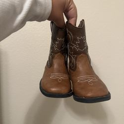 Toddler Cow Boy Boots 