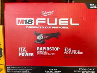 MILWAUKEE M18FUEL 4-1/2”/5” GRINDER #2880-20(((TOOL ONLY))) read below