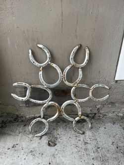 Welded Star Made From Horseshoes