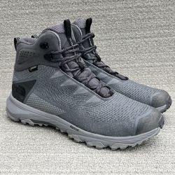 THE NORTH FACE Ultra Fastpack III Mid GTX Woven Hiking Boot Grey Men Size 10 US