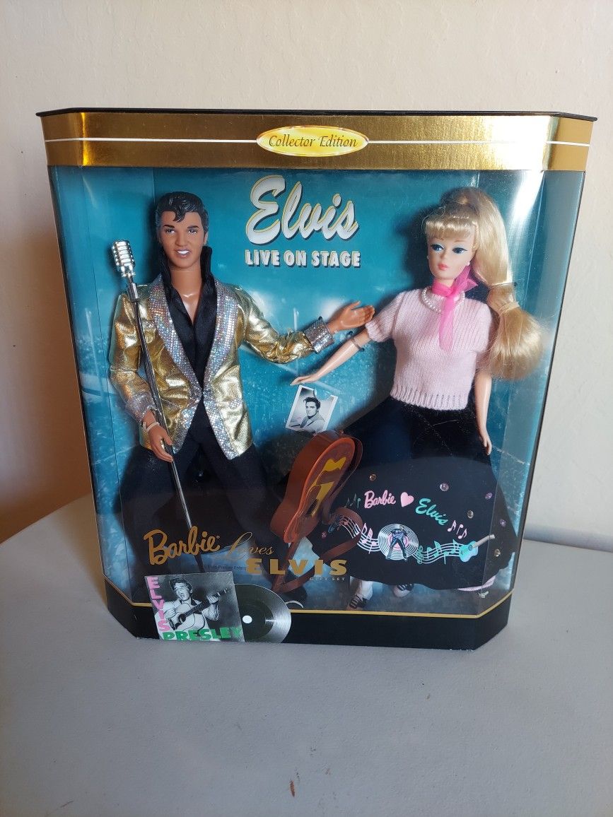 Barbie Loves Elvis Gift Set Collectors Edition Never