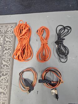 Extension chords, 1-100' , 1-25' ,1-15' , 2- 8'