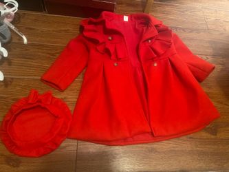 Girls red coat