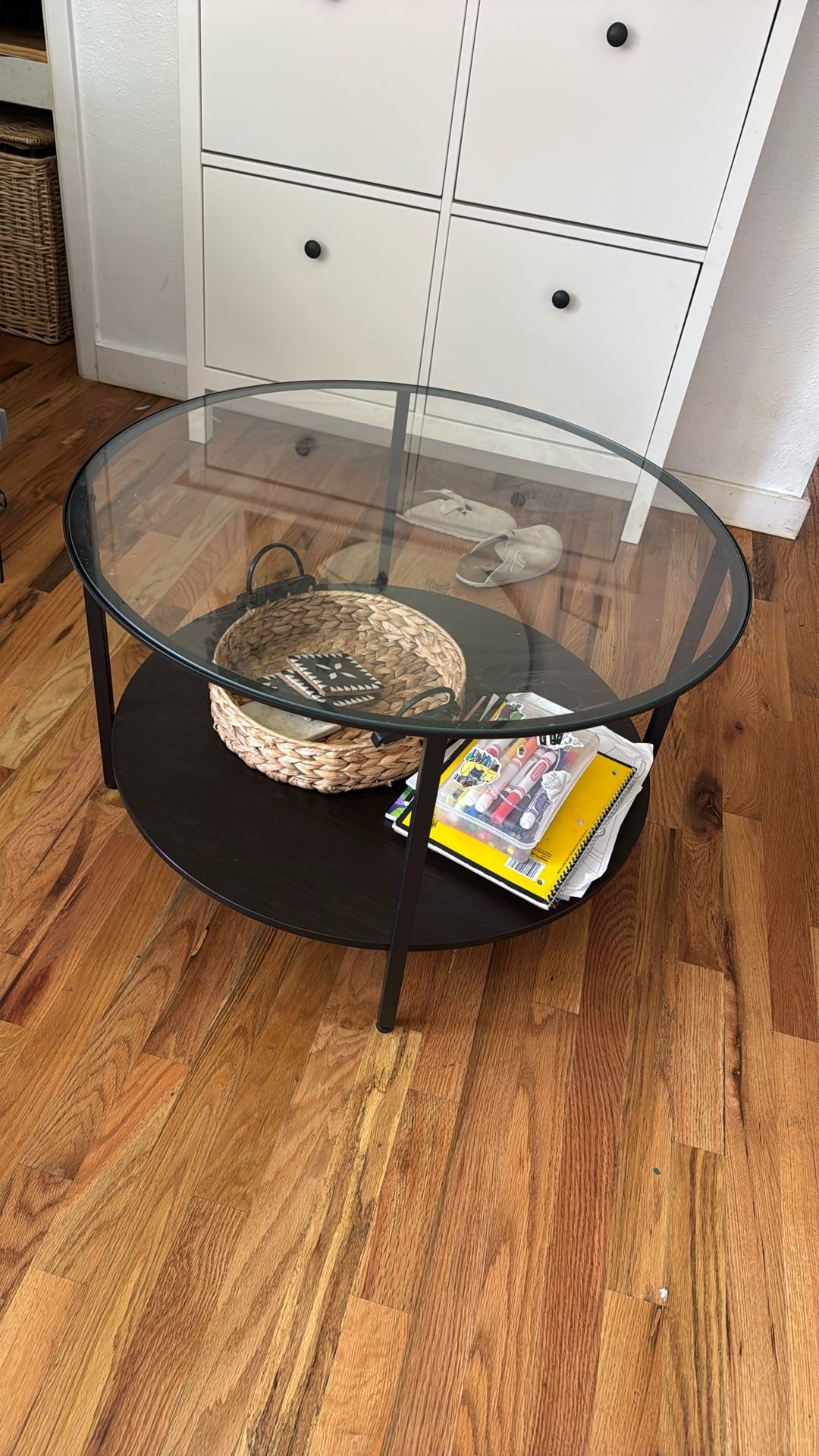 Glass Top Coffee Table