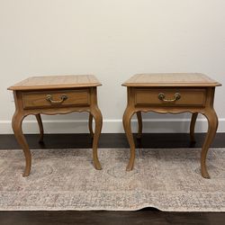 2 Nightstands/End Tables French Provincial Hammary 