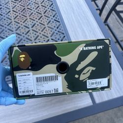 A Bathing Ape Bape SK8 Sta Green Grey