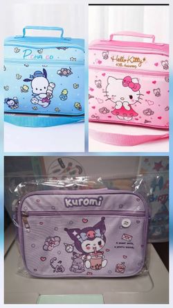 Hello Kitty,  Pochacco,  Kuromi Lunch Bags With long strap