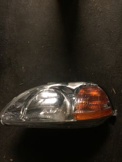 Light front left Honda Civic hatchback..96,