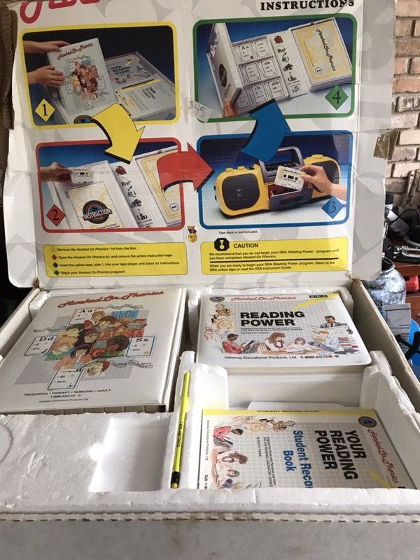 Hooked On Phonics / SRA - Reading Power Cassette Tapes Kit