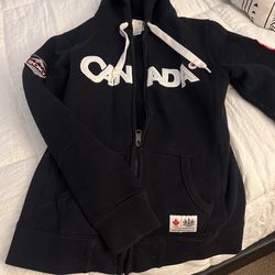 Canada Black Zip Up 