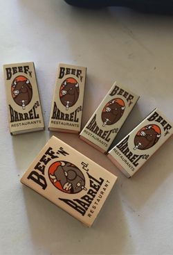 Vintage Beef ‘N’ Barrel Co. Restaurant 1950s UNUSED