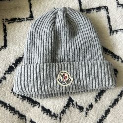 Grey Moncler Beanie 