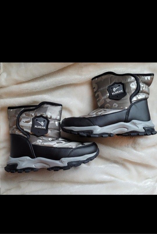 Kulebear Unisex Winter Snow Boots size Little Kid Size 2
