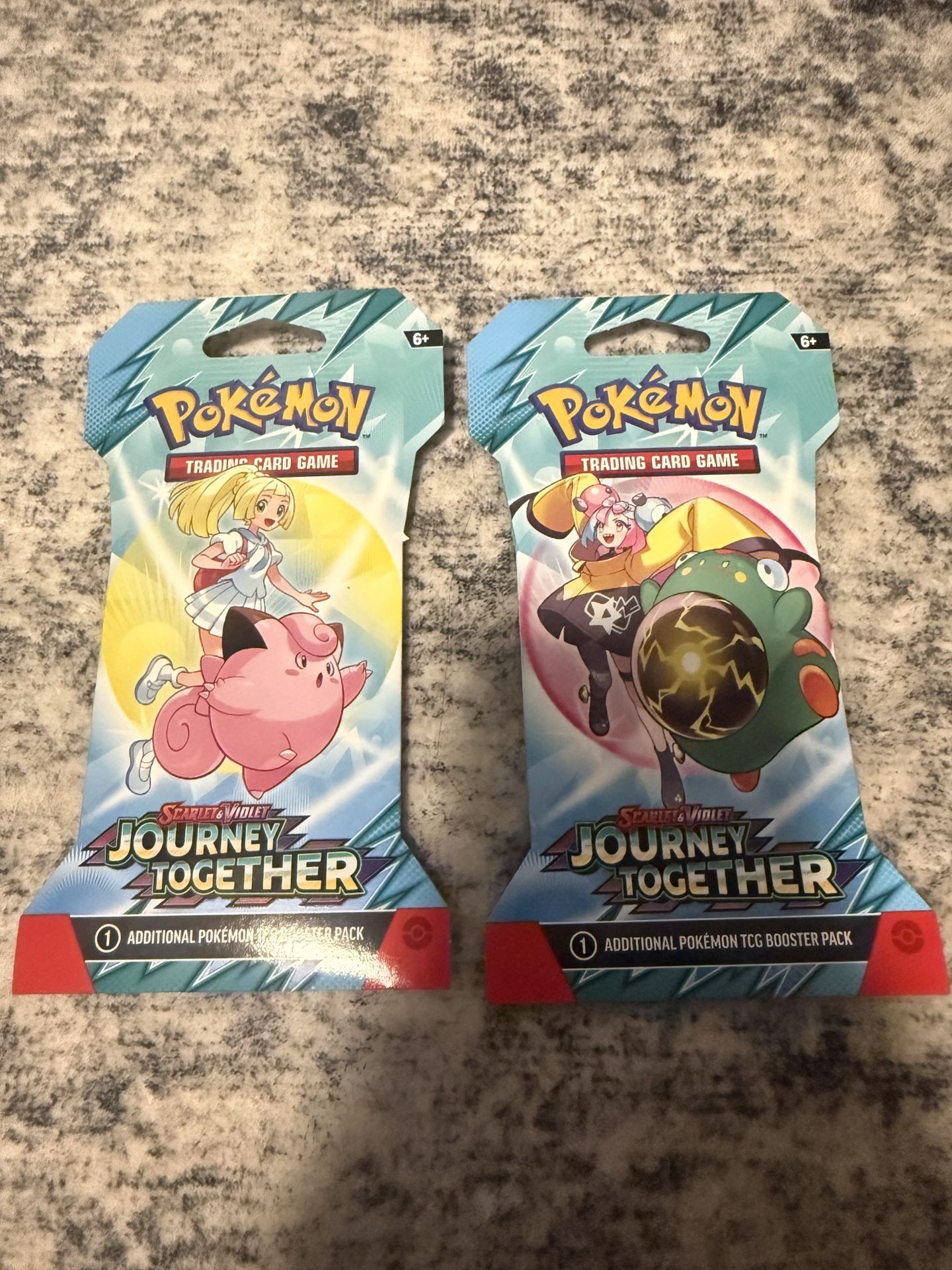 Journey Together Sleeved Booster Pack - SV09: Journey Together (JTG)