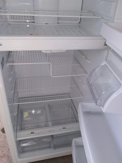 Kitchen set new fridge, microwave and cooking stove