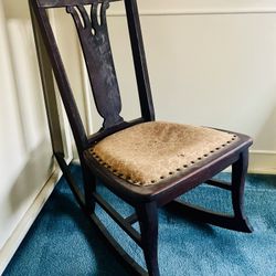 Vintage Antique Small Size Rocking Chair