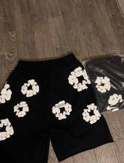 Denim tear shorts