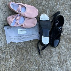 Kids Tap And Ballet Dance Shoes 