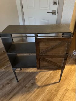 Metal console table