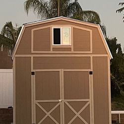 10x12x12 High Barn Style Shed With A Window And A Loft Installed Price $3500
