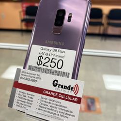 Samsung Galaxy S9 Plus 64GB Purple Unlocked 