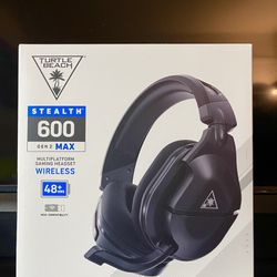 Turtle Beach Stealth 600 Gen 2 MAX Wireless Gaming Headsets ( come with warranty and reciept)