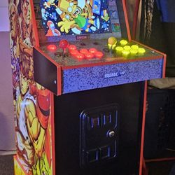Turbo Street Fighter Arcade1up Cabinet With Over 15,000 Video Games 