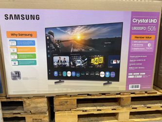 50" Screen Led Smart 4k By Samsung Crystal Ultra HDTV.  2025 model.  1 year Warranty