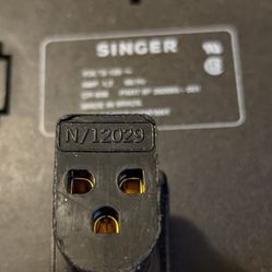 Singer Sewing Machine Power Supply Cord